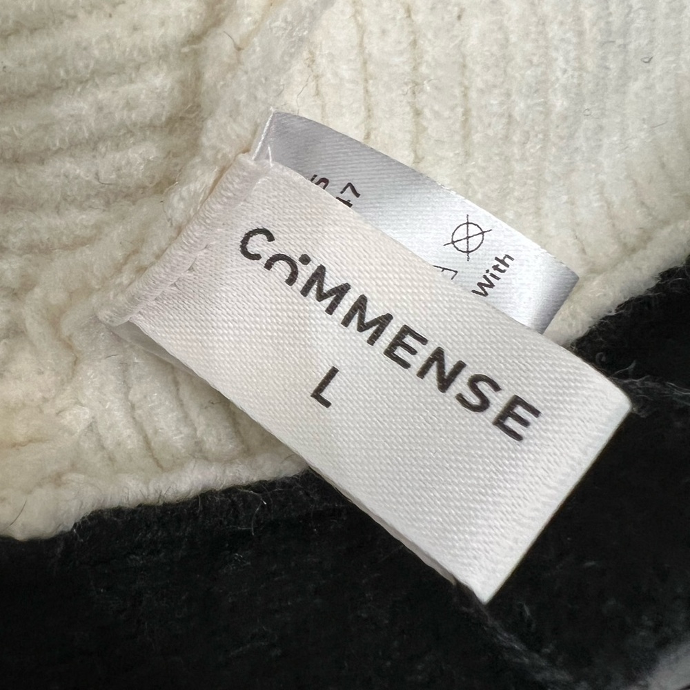 Commense Color-Block Cutout Ribbed Sweater Set - Picture 9 of 14